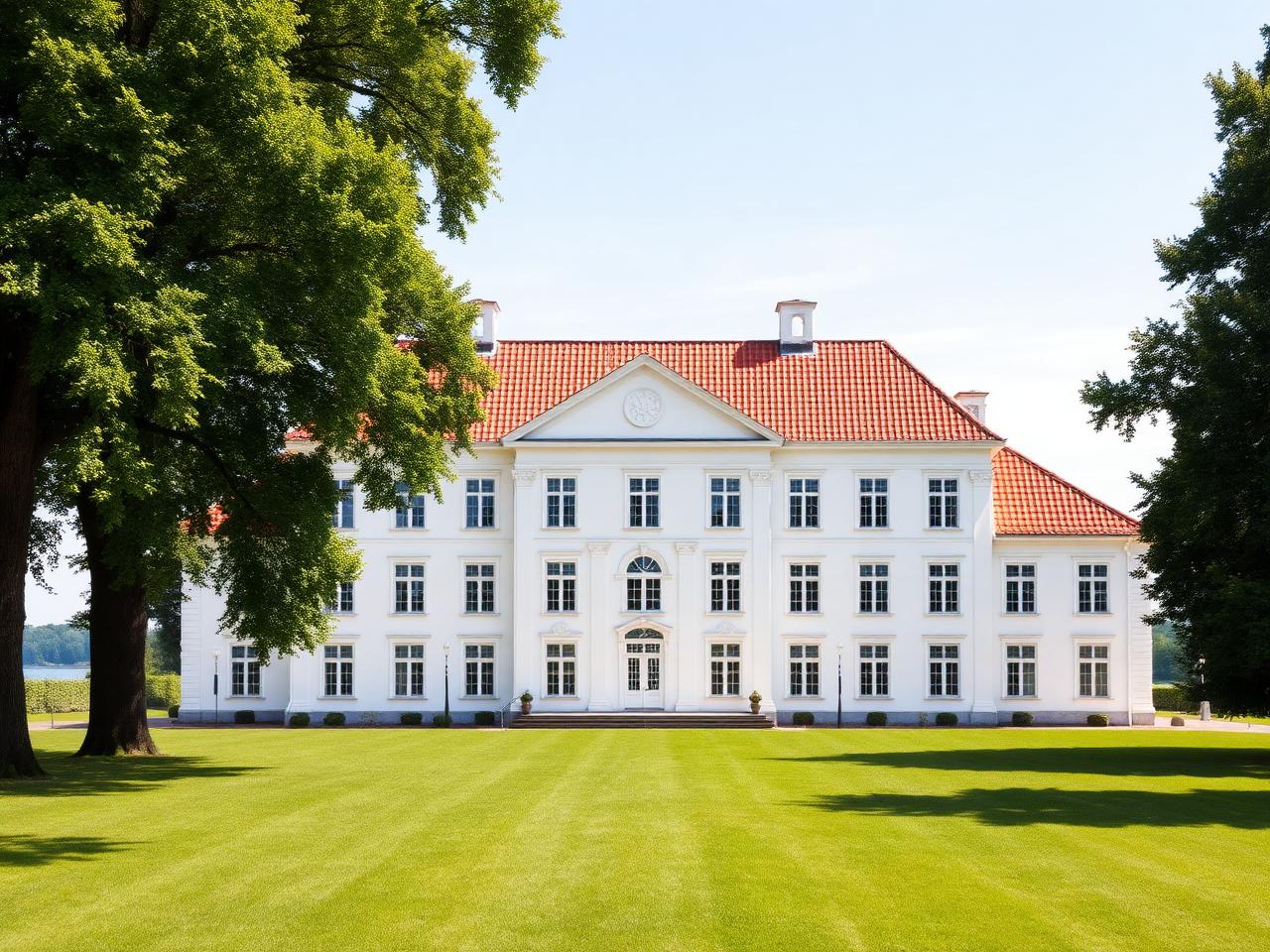 Hindsgavl Slot set fra parken