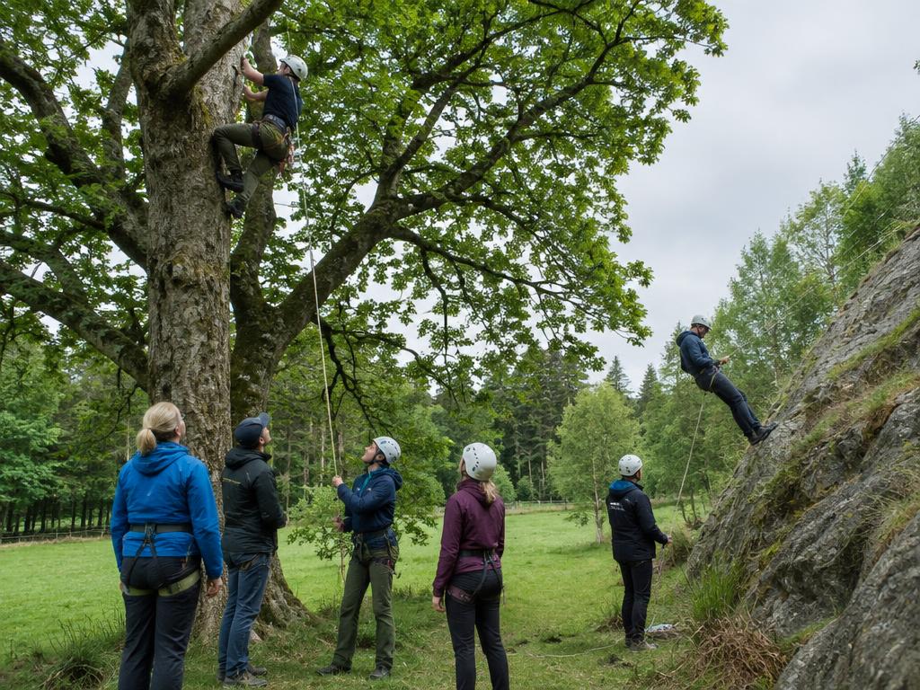 Klatring og rappelling